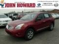 2011 Cayenne Red Nissan Rogue S AWD  photo #1