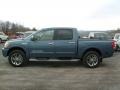 Blue Steel 2011 Nissan Titan SL Crew Cab 4x4 Exterior