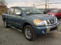 Blue Steel 2011 Nissan Titan SL Crew Cab 4x4 Exterior
