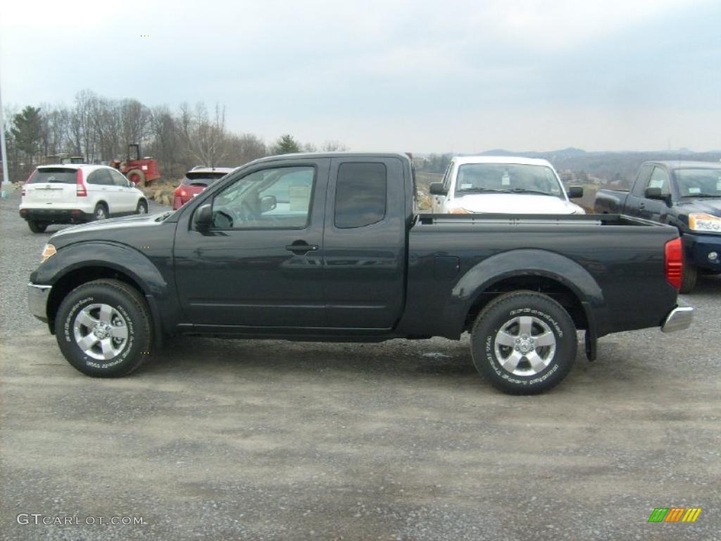 Night Armor Metallic 2011 Nissan Frontier SV V6 King Cab 4x4 Exterior Photo #46882004