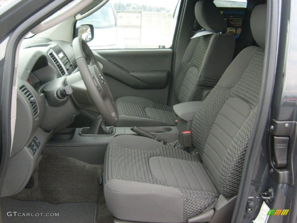 Graphite Interior 2011 Nissan Frontier SV V6 King Cab 4x4 Photo #46882019