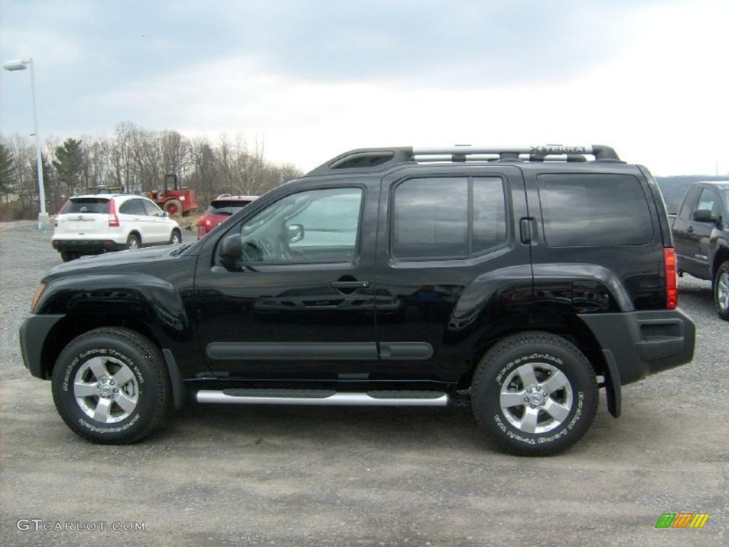 Super Black 2011 Nissan Xterra S 4x4 Exterior Photo #46882589