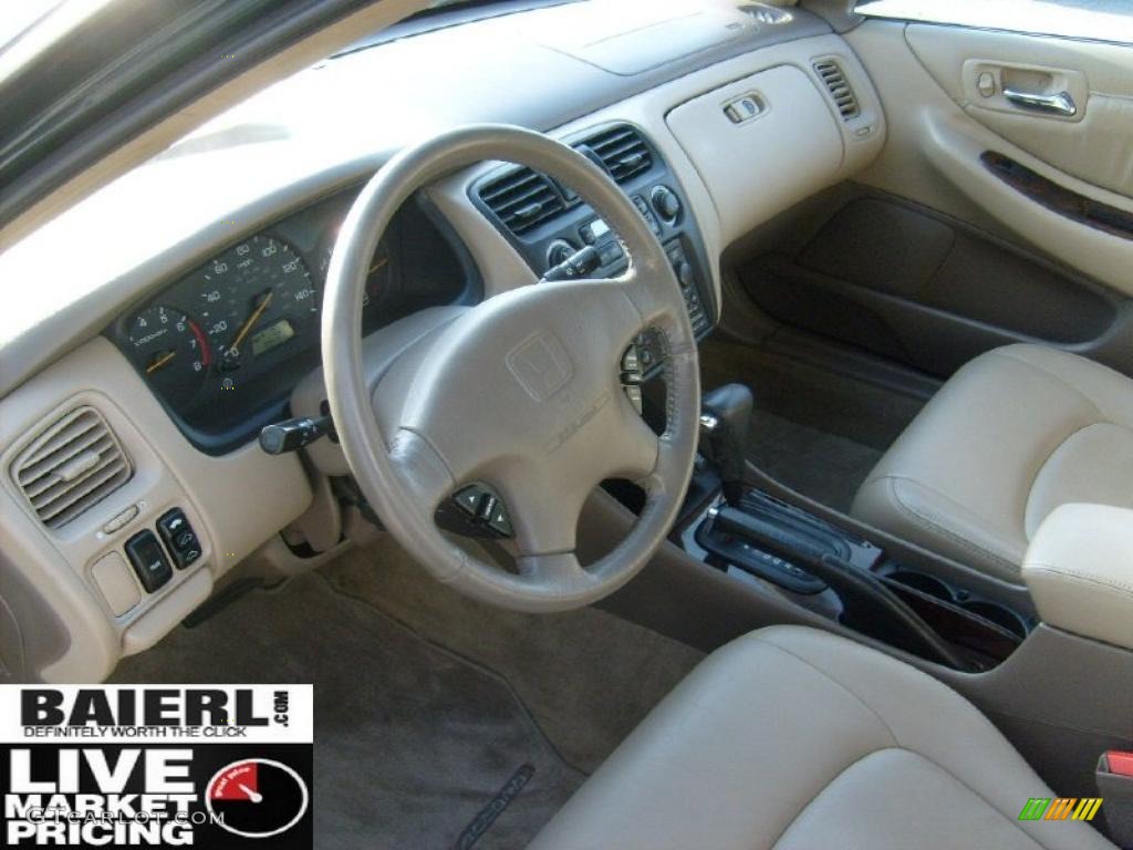 1999 Accord EX V6 Sedan - Dark Emerald Pearl / Ivory photo #10
