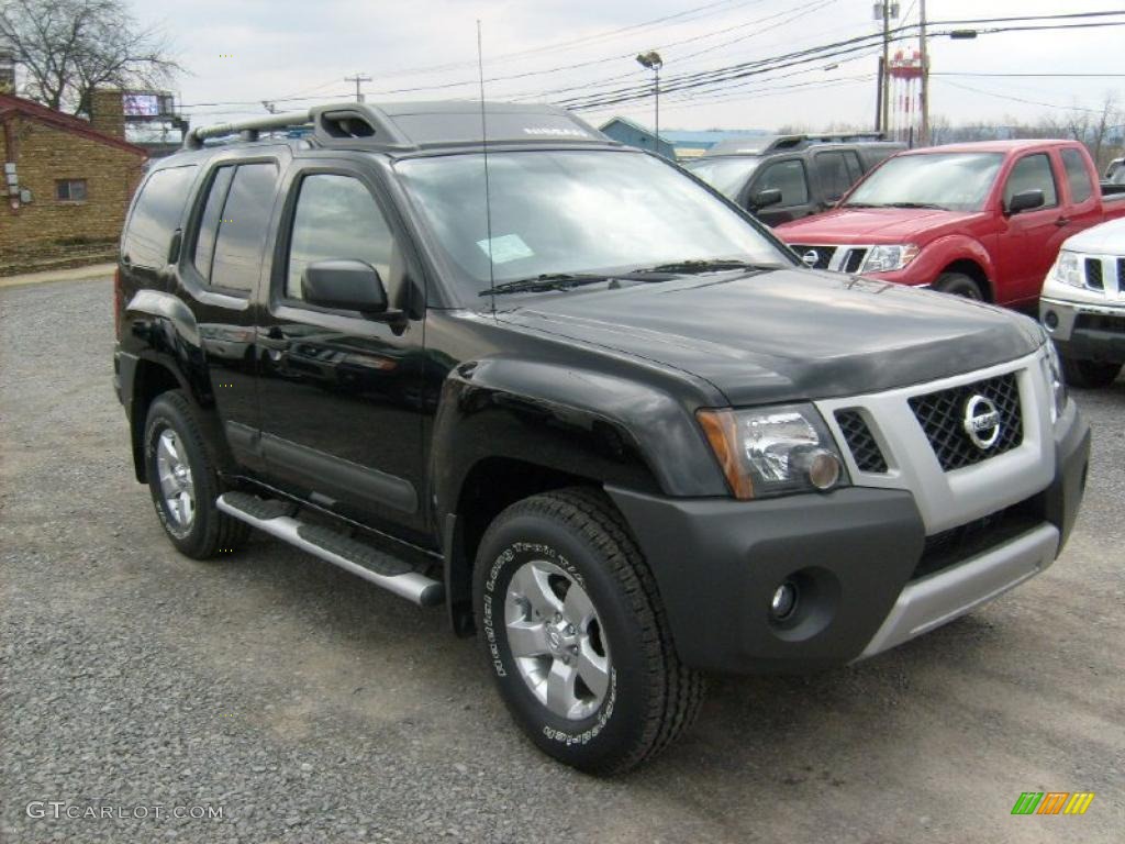 Super Black 2011 Nissan Xterra S 4x4 Exterior Photo #46882709