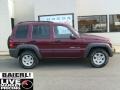 2003 Dark Garnet Red Pearl Jeep Liberty Sport 4x4  photo #7