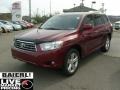 2010 Salsa Red Pearl Toyota Highlander Limited 4WD  photo #3