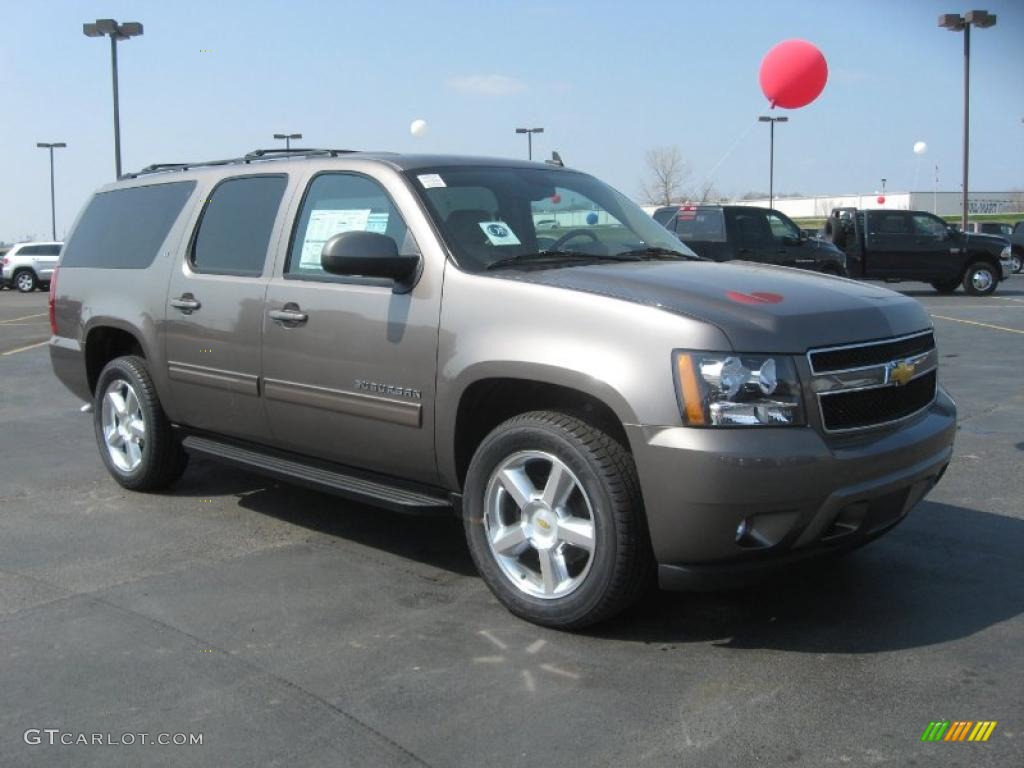 Mocha Steel Metallic 2011 Chevrolet Suburban LT Exterior Photo #46885886