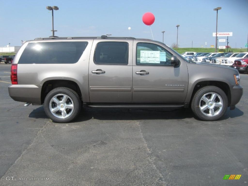 Mocha Steel Metallic 2011 Chevrolet Suburban LT Exterior Photo #46885901