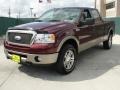 2006 Dark Toreador Red Metallic Ford F150 Lariat SuperCrew 4x4  photo #7