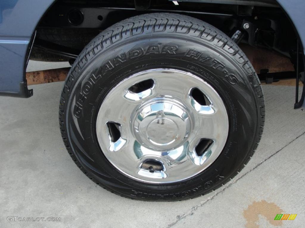 2006 F150 XL SuperCab - True Blue Metallic / Medium/Dark Flint photo #13