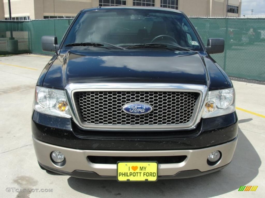2006 F150 Lariat SuperCab - Black / Tan photo #8