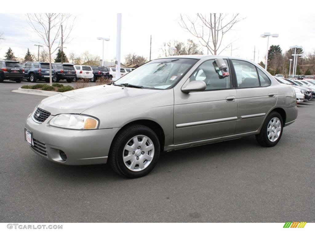 2001 Sentra GXE - Radium Silver / Stone photo #5