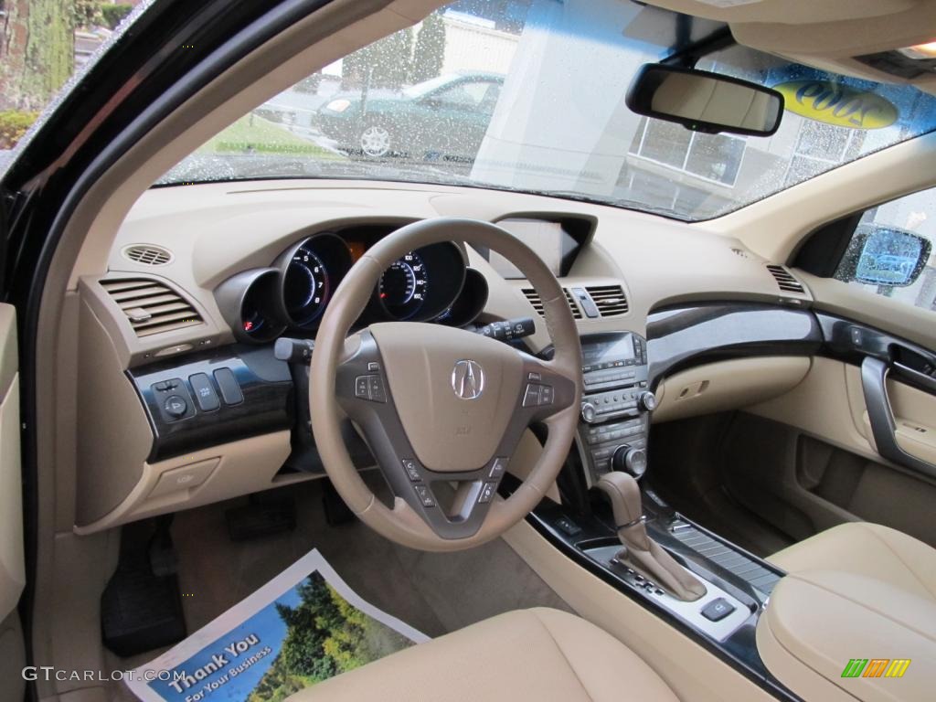 Parchment Interior 2009 Acura MDX Standard MDX Model Photo #46888970