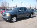 2008 Blue Granite Metallic Chevrolet Silverado 1500 LT Extended Cab 4x4  photo #2