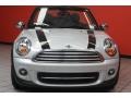 2011 White Silver Metallic Mini Cooper Convertible  photo #2