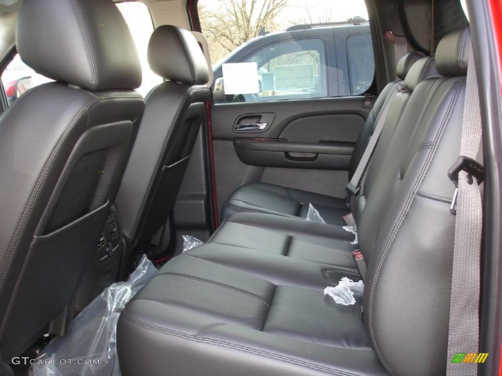 Ebony Interior 2011 Chevrolet Avalanche LT 4x4 Photo #46890560