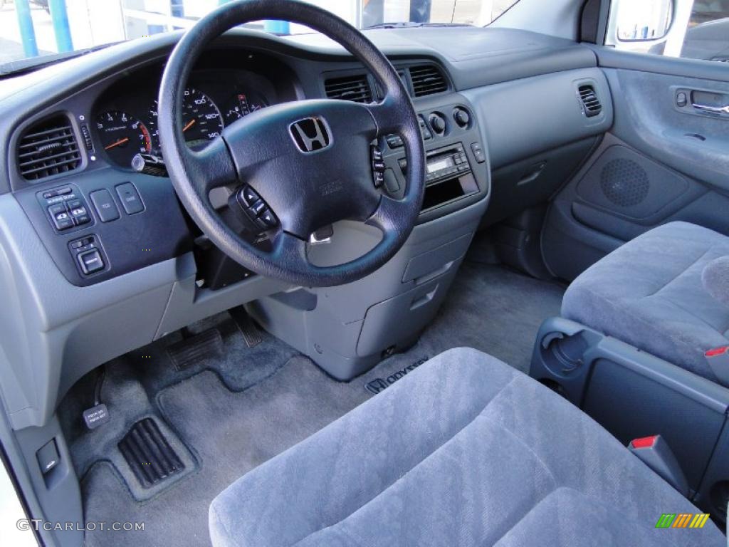 Quartz Gray Interior 2002 Honda Odyssey EX Photo #46891976