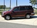 2007 Dark Cherry Pearl Honda Pilot EX-L  photo #7