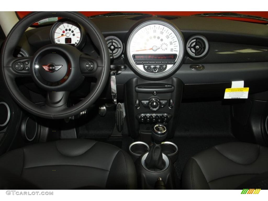 2011 Mini Cooper S Hardtop Carbon Black Dashboard Photo #46892996
