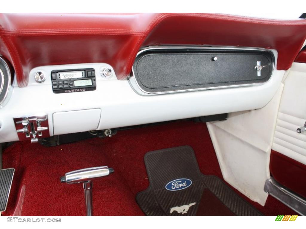 1966 Ford Mustang Coupe Parchment Dashboard Photo #46893104
