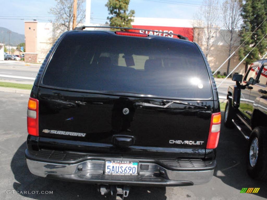 2003 Suburban 1500 LT - Black / Gray/Dark Charcoal photo #9