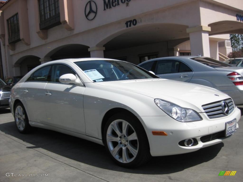 Arctic White 2008 Mercedes-Benz CLS 550 Exterior Photo #46893572