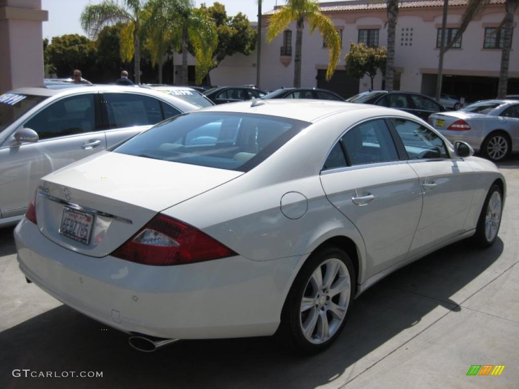 Arctic White 2008 Mercedes-Benz CLS 550 Exterior Photo #46893587