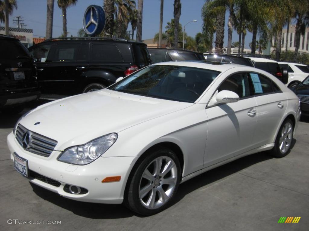 Arctic White 2008 Mercedes-Benz CLS 550 Exterior Photo #46893632