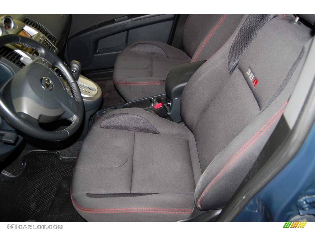 Charcoal Interior 2009 Nissan Sentra SE-R Photo #46895081