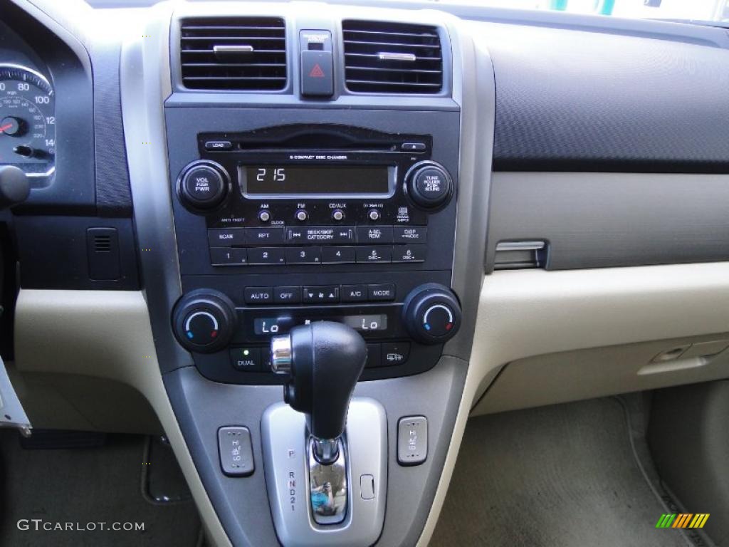 2008 CR-V EX-L 4WD - Green Tea Metallic / Ivory photo #21