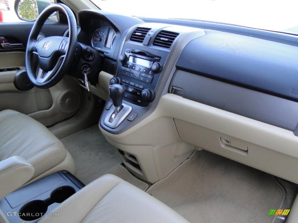 2008 CR-V EX-L 4WD - Green Tea Metallic / Ivory photo #26