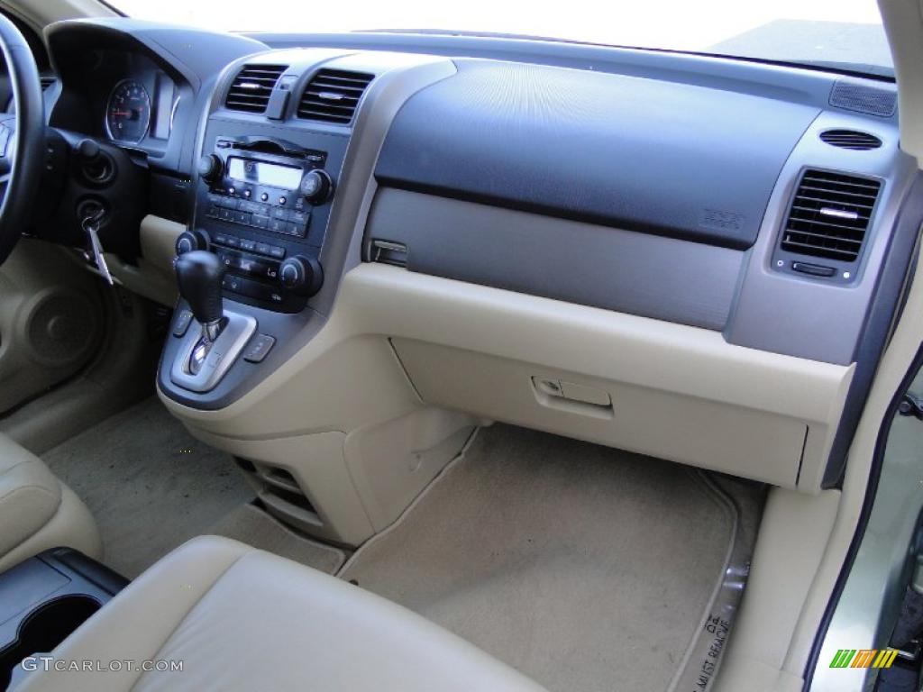 2008 CR-V EX-L 4WD - Green Tea Metallic / Ivory photo #27