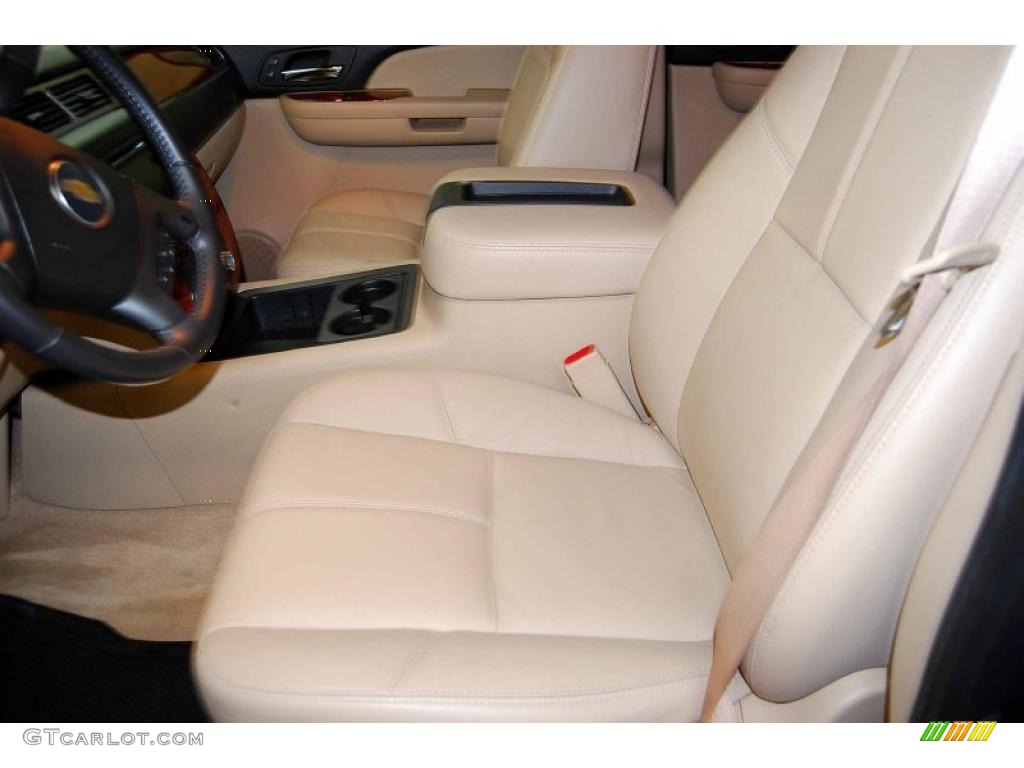 Light Cashmere/Ebony Interior 2008 Chevrolet Suburban 1500 LT Photo #46895459