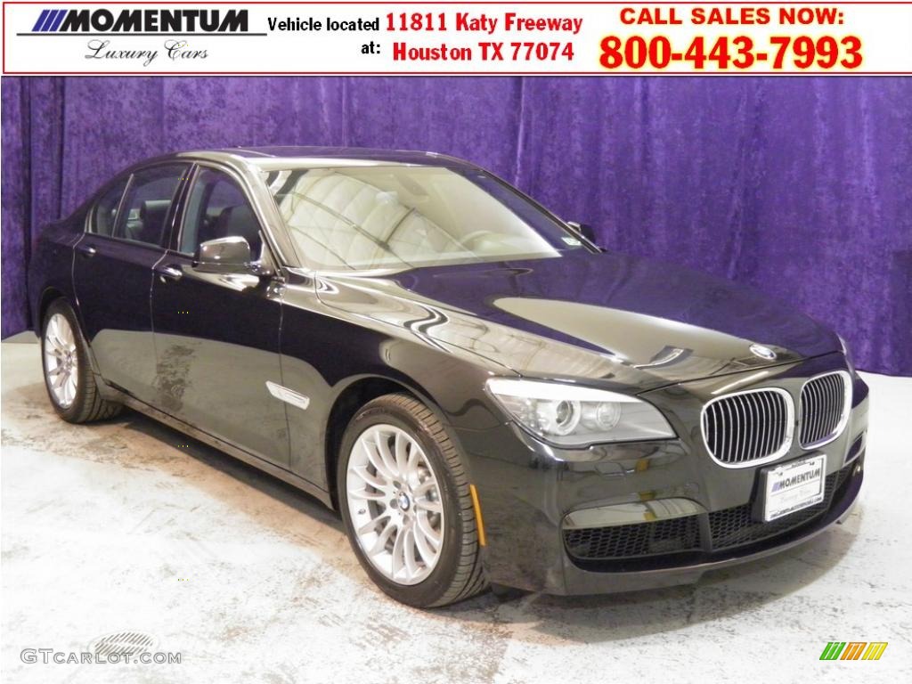 2011 7 Series 750i Sedan - Jet Black / Black photo #1