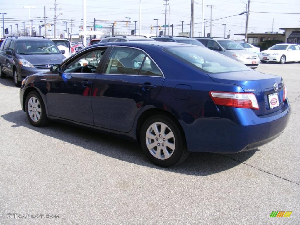 2009 Camry Hybrid - Blue Ribbon Metallic / Ash photo #5