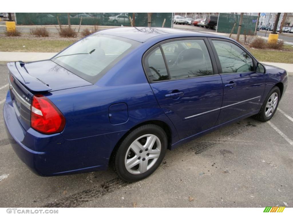 2006 Malibu LT V6 Sedan - Laser Blue Metallic / Titanium Gray photo #4