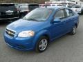 2010 Bright Blue Chevrolet Aveo LT Sedan  photo #3