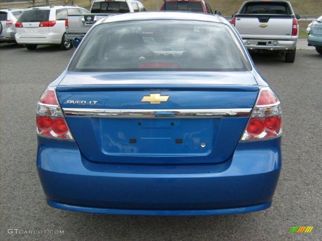 2010 Aveo LT Sedan - Bright Blue / Charcoal photo #6