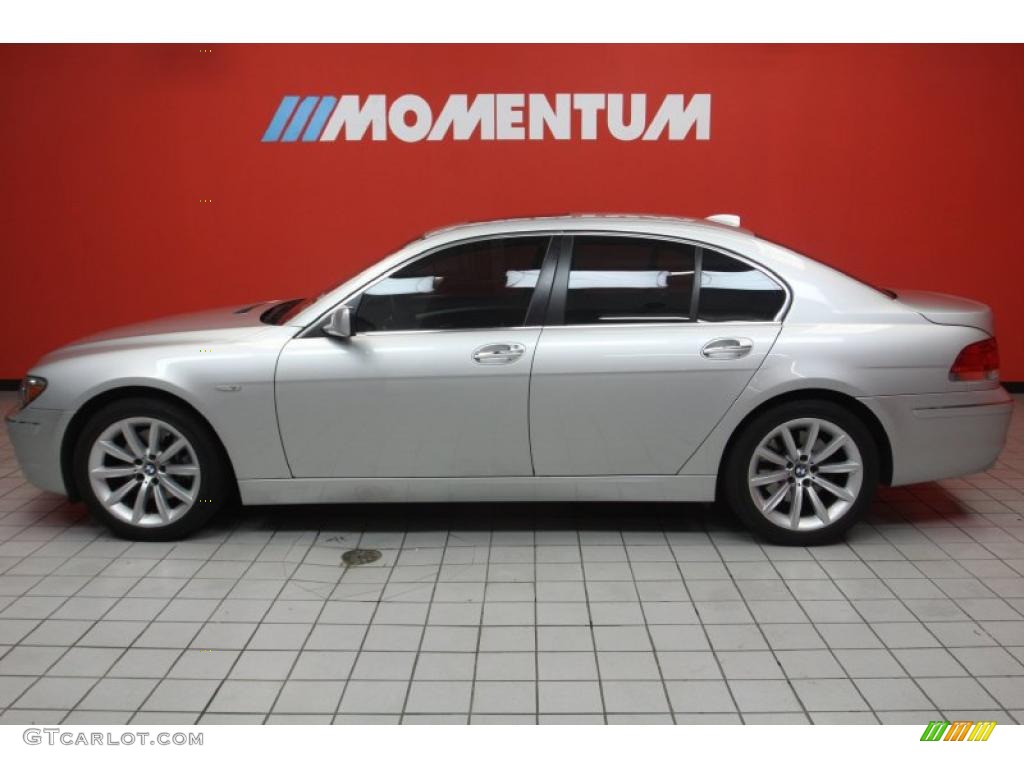 2008 7 Series 750i Sedan - Titanium Silver Metallic / Black photo #21