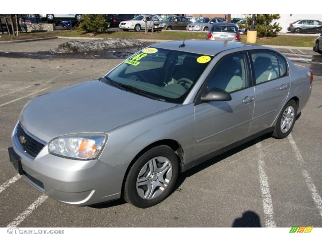 2006 Malibu LS Sedan - Silverstone Metallic / Titanium Gray photo #1