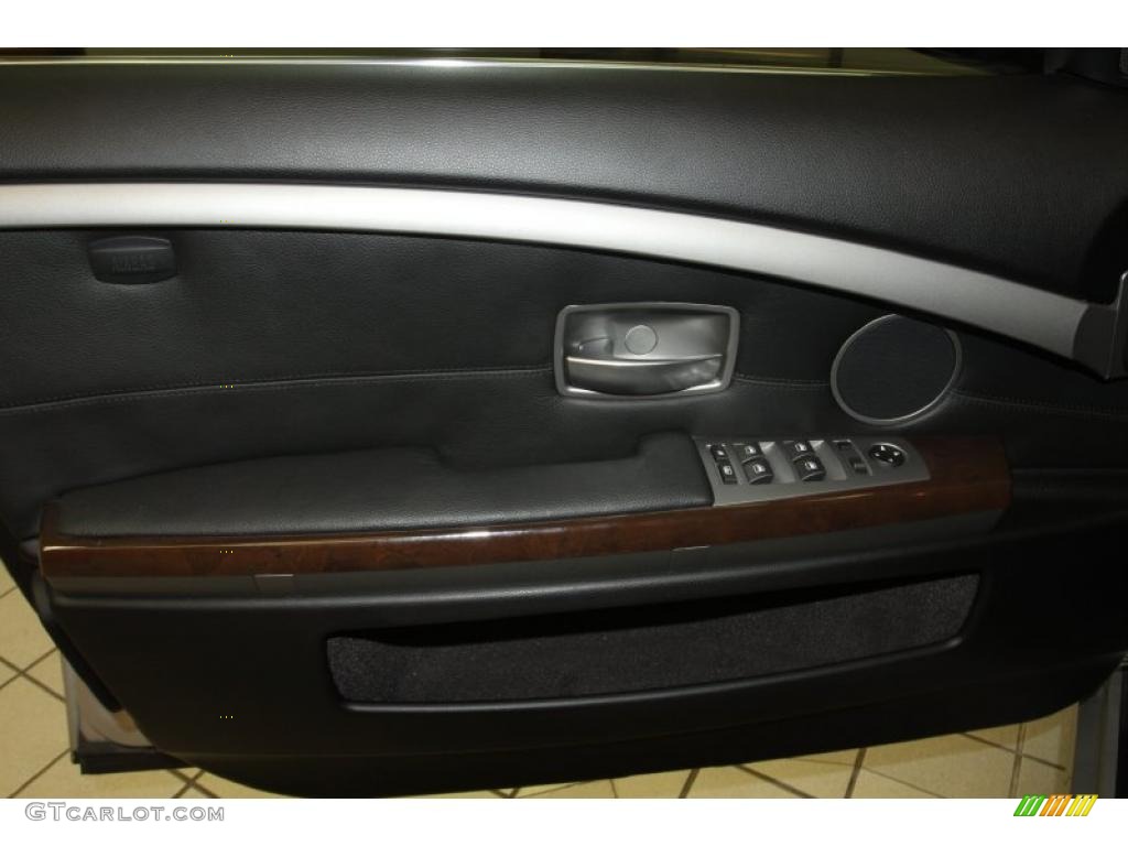 2008 7 Series 750i Sedan - Titanium Silver Metallic / Black photo #41