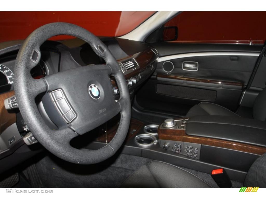 2008 7 Series 750i Sedan - Titanium Silver Metallic / Black photo #42