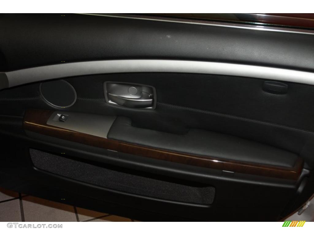 2008 7 Series 750i Sedan - Titanium Silver Metallic / Black photo #56