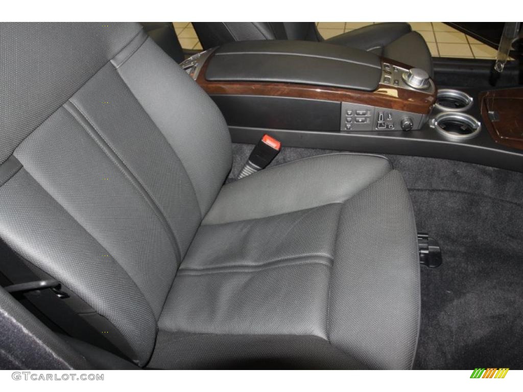 2008 7 Series 750i Sedan - Titanium Silver Metallic / Black photo #57