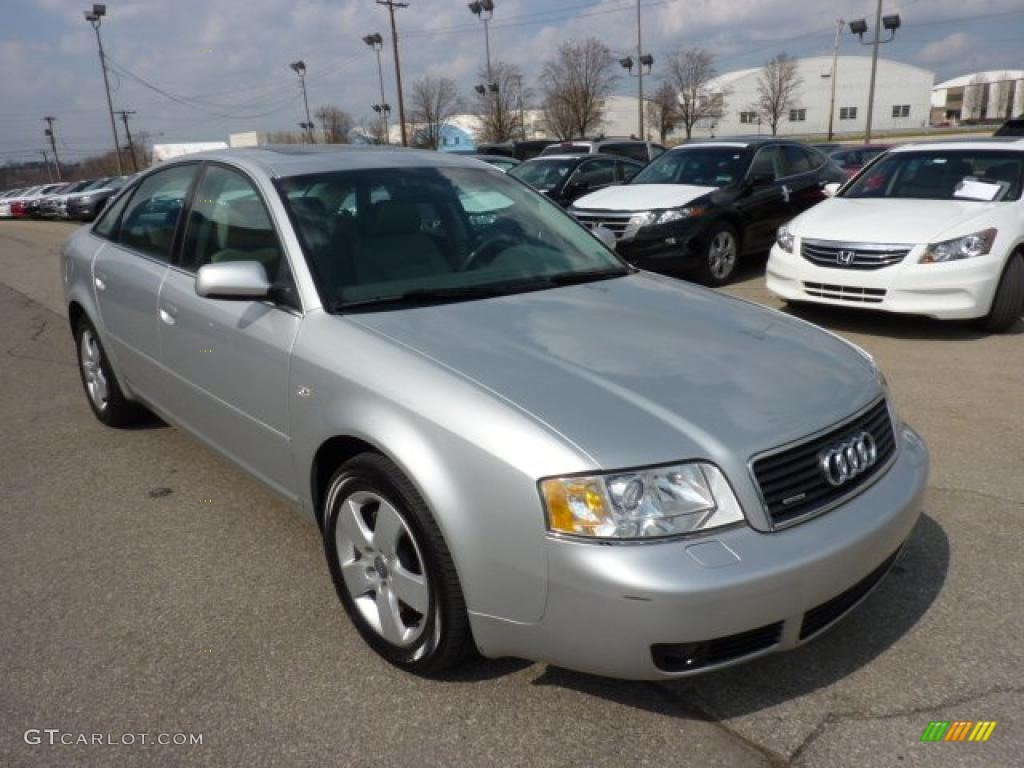 2004 A6 3.0 quattro Sedan - Light Silver Metallic / Platinum photo #5