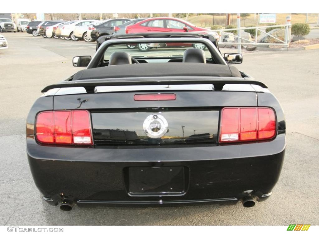 2007 Mustang GT Premium Convertible - Black / Dark Charcoal photo #7