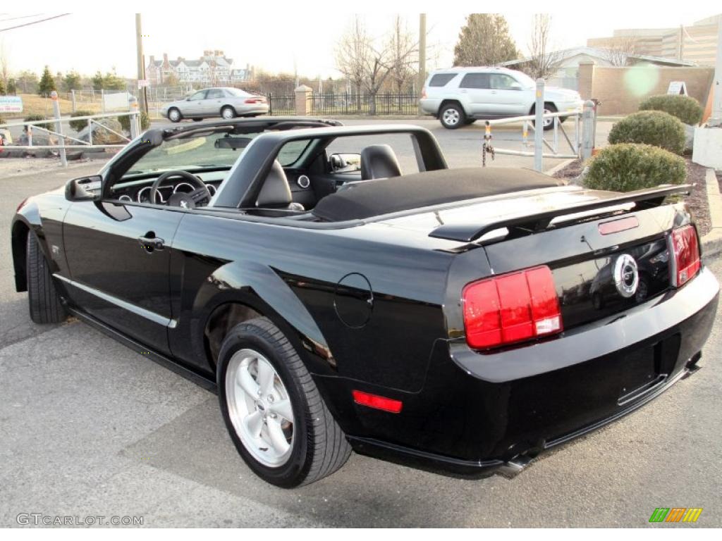 2007 Mustang GT Premium Convertible - Black / Dark Charcoal photo #10