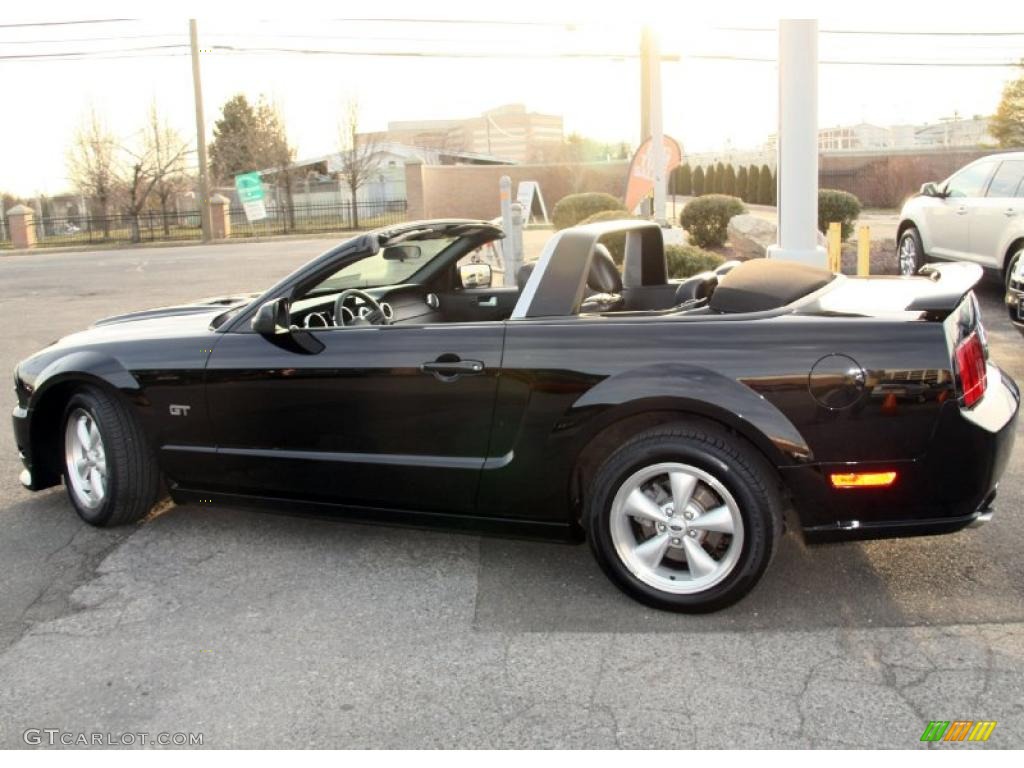 2007 Mustang GT Premium Convertible - Black / Dark Charcoal photo #11