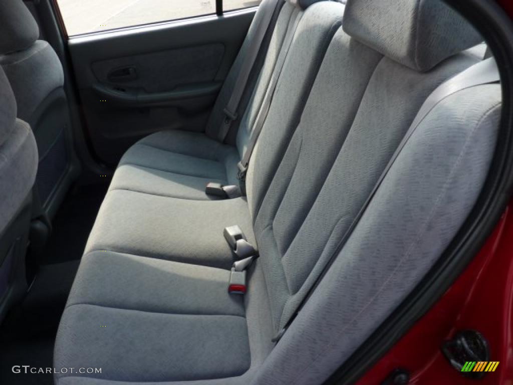 2004 Elantra GLS Sedan - Crimson Dark Red / Gray photo #9