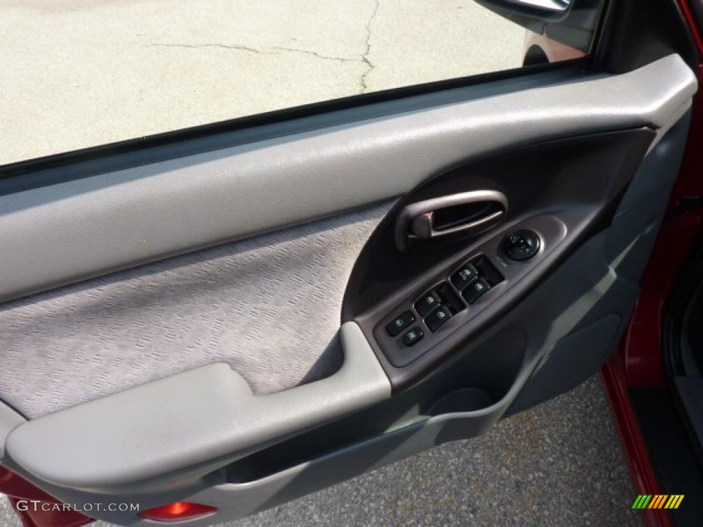 2004 Elantra GLS Sedan - Crimson Dark Red / Gray photo #11